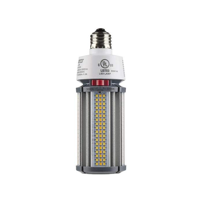 Satco S23148 27W/22W/18W LED HID, Corncob, 3CCT Selectable, E26 Base, 100-277V, Type B