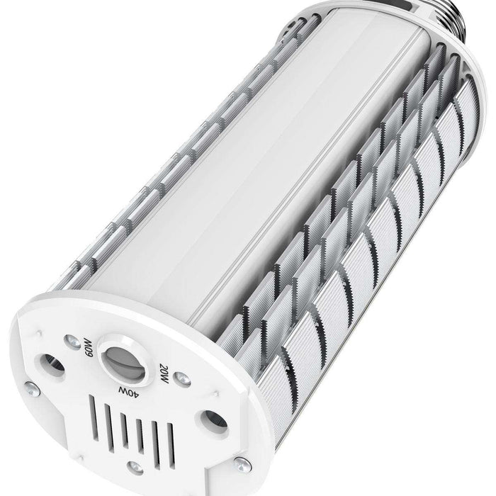 Satco S28987 20W/40W/60W LED HID, 3CCT Selectable, EX39 Base, for Wall Pack/Area Light Fixtures, 120-277V, Type B