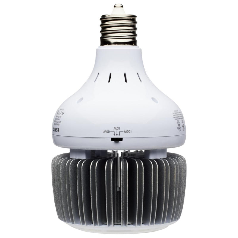 Satco S33113 60W/80W/100W Hi-Bay LED Bulb, EX39 Base, 5000K