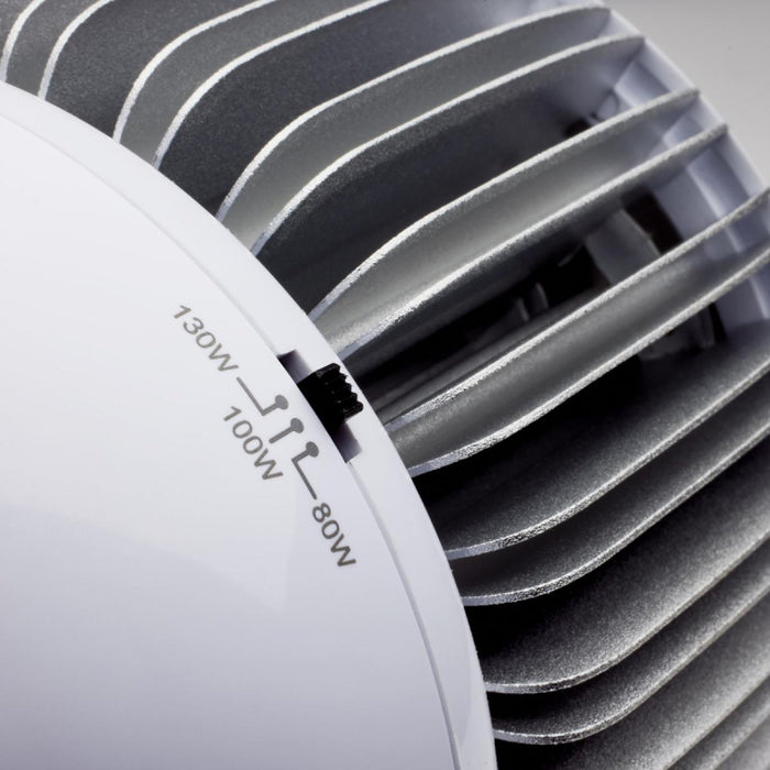 Satco S33114 80W/100W/130W LED HID, Hi-Bay, 4000K, EX39 Base, 120-277V, Type B