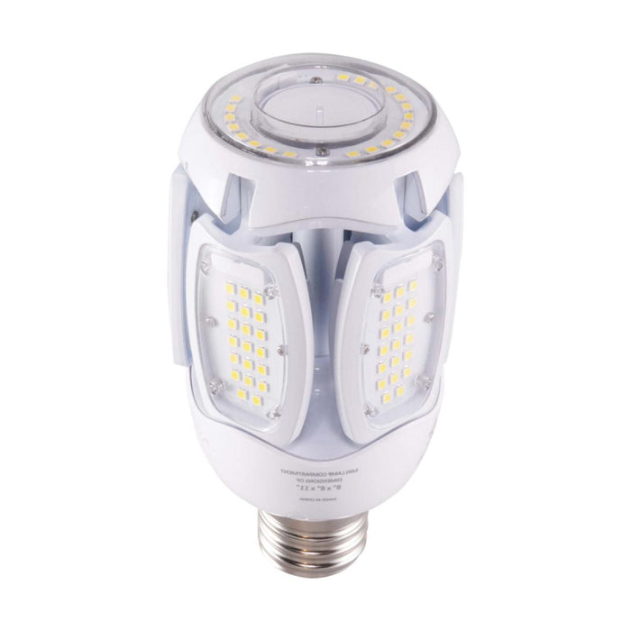 Satco S39751 40W LED HID Replacement, Corncob; 5000K; Mogul Extended Base; 120-277V; Type B; Adjustable Beam