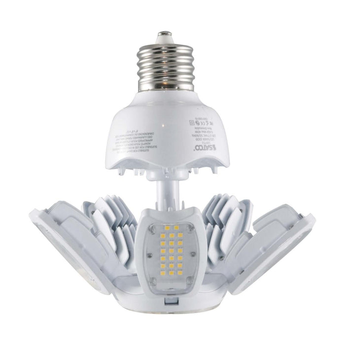 Satco S39798 40W LED HID Replacement, Corncob; 2700K; Mogul Extended Base; 120-277V; Type B; Adjustable Beam