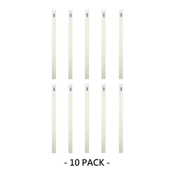 Satco S49946 8W 24" T8 Linear LED Bulb, 3000K, 1250 Lumens; Type A; Ballast dependent  10-Pack