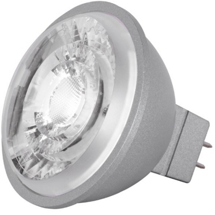 Satco S8635 8W MR16 LED Bulb - 15° Beam Spread, GU5.3 base, 2700K