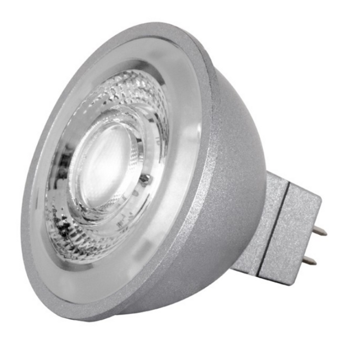 Satco S8642 8W MR16 LED Bulb - 40° Beam Spread, GU5.3 base, 3500K