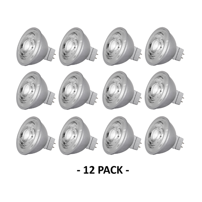Satco S8642 8W MR16 LED Bulb - 40° Beam Spread, GU5.3 base, 3500K