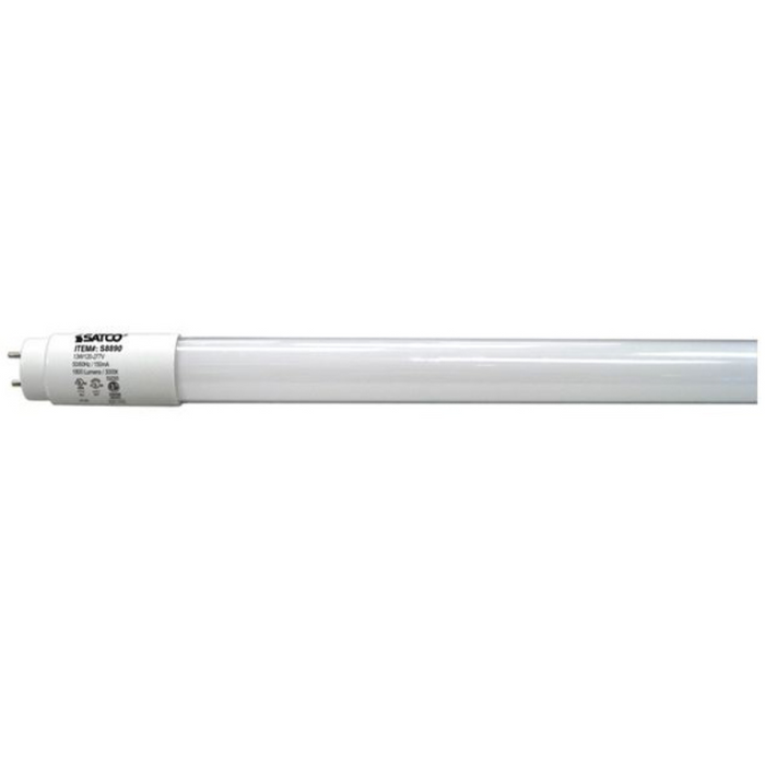Satco S8890 13W 48'' T8 LED Linear Bulb, 3000K Dual, BP -DR , 25-Pack