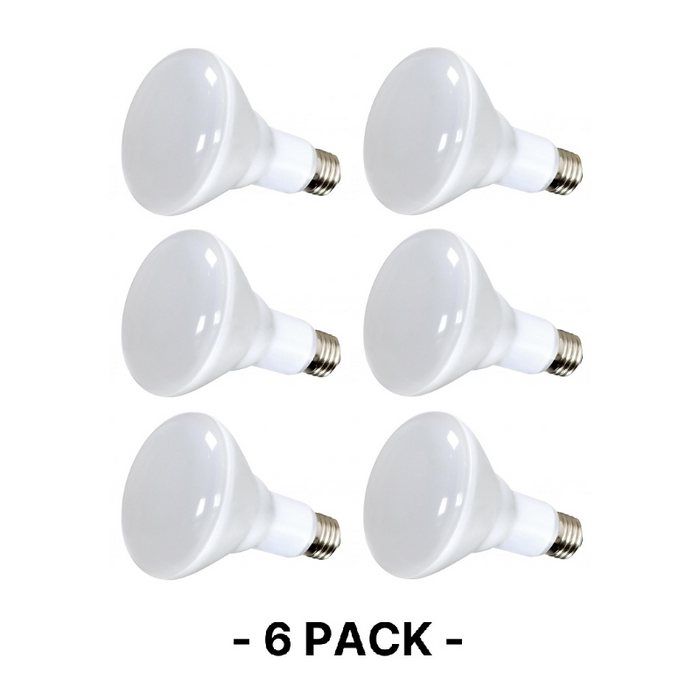 Satco S9029 10W BR30 Dimmable LED Bulb, 4000K, 6-Pack
