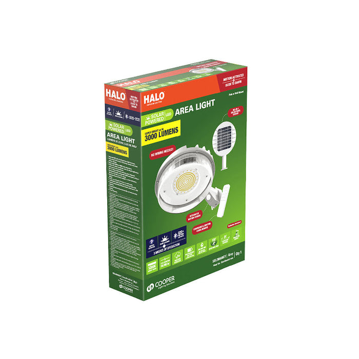 Halo SBL15 LED Solar Area Light, 1500 lm
