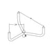 Gardco SBRKT RBH Round Bullhorn Brackets, 2-3/8" OD x 4" Length Tenon - Triple Spider