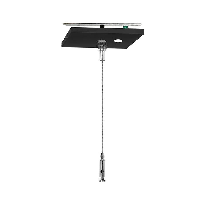 Westgate SCL-CSQ1P-12FT-NC 12ft Adjustable 1/16" Single Square Suspension Kit - Black