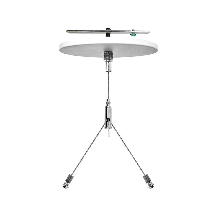 Westgate SCL-CSY1 6ft Adjustable 1/16" Single Suspension Canopy Set with Y Double Keyhole End Connectors, Non-Power Side