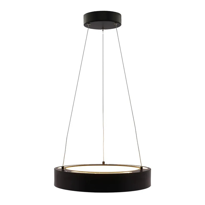 Westgate SCRH 18" 30W LED Hollow Circle Pendant with Uplight, 5CCT Selectable