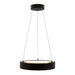 Westgate SCRH 18" 30W LED Hollow Circle Pendant with Uplight, 5CCT Selectable