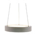 Westgate SCRH 18" 30W LED Hollow Circle Pendant with Uplight, 5CCT Selectable