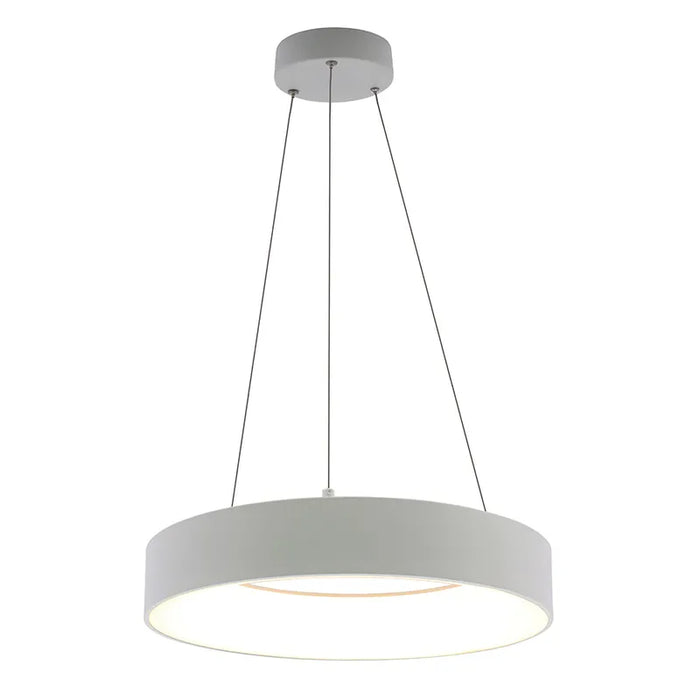 Westgate SCRH 18" 30W LED Hollow Circle Pendant with Uplight, 5CCT Selectable