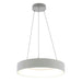 Westgate SCRH 18" 30W LED Hollow Circle Pendant with Uplight, 5CCT Selectable