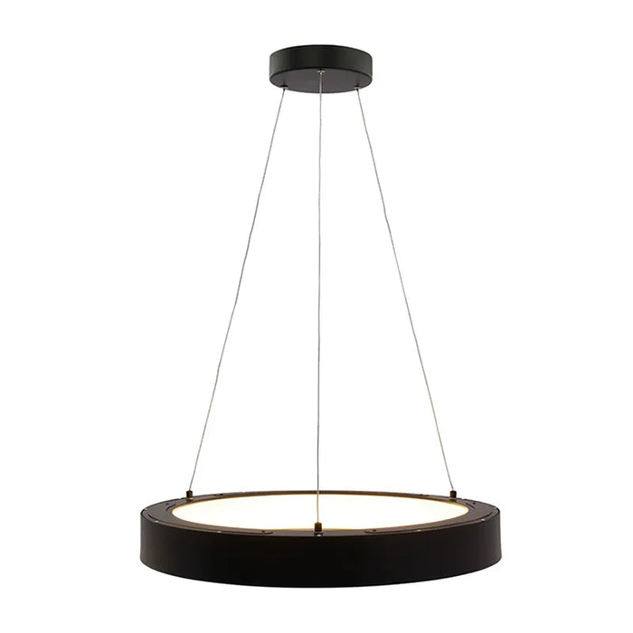 Westgate SCRH 24" 40W LED Hollow Circle Pendant with Uplight, 5CCT Selectable