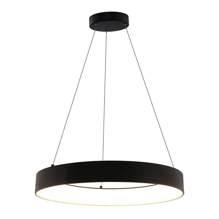 Westgate SCRH 24" 40W LED Hollow Circle Pendant with Uplight, 5CCT Selectable