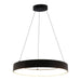 Westgate SCRH 24" 40W LED Hollow Circle Pendant with Uplight, 5CCT Selectable