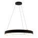 Westgate SCRH 36" 80W LED Hollow Circle Pendant with Uplight, 5CCT Selectable