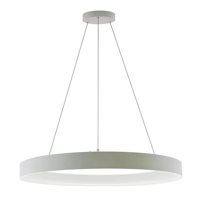Westgate SCRH 36" 80W LED Hollow Circle Pendant with Uplight, 5CCT Selectable - White