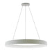 Westgate SCRH 36" 80W LED Hollow Circle Pendant with Uplight, 5CCT Selectable - White