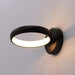 Westgate SCRH 1-lt 7" LED Hollow Circle Wall Sconce with Uplight, 5CCT Selectable, 120-277V