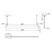 Westgate SCSSL-UD-AP Series LED Slim Architectural Up & Down Linear Light /w Aperture Optics Lens, 5CCT Selectable, 120-277V