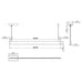 Westgate SCSSL-UD-AP Series LED Slim Architectural Up & Down Linear Light /w Aperture Optics Lens, 5CCT Selectable, 120-277V