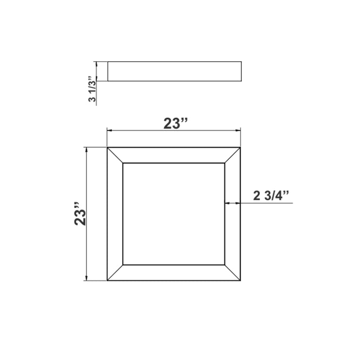 Westgate SCX 2X2 40W/60W/80W Seamless Linkable Linear Lighting System CCT Selectable, 120-277V