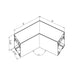 Westgate SCX-C120-RGBWW Linear 120° Corner