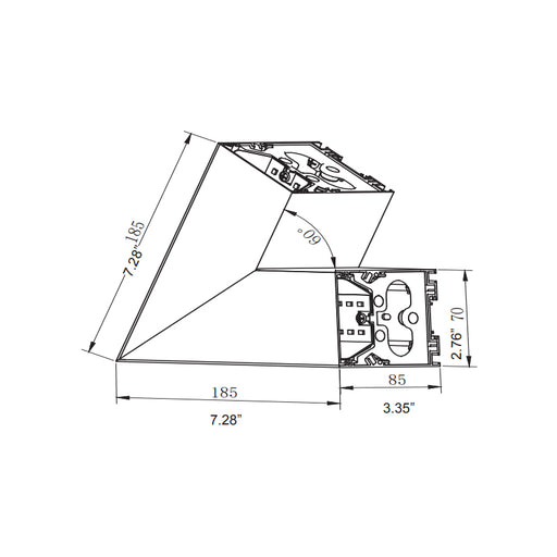 Westgate SCX-C60-RGBWW Linear 60° Corner