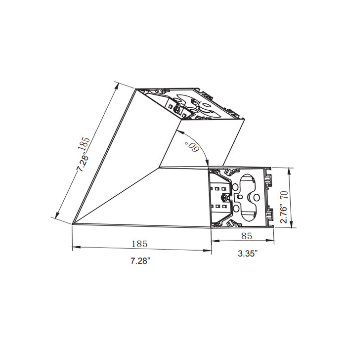 Westgate SCX-C60-RGBWW Linear 60° Corner
