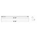 Westgate SCX1.5 Series Up/Down LED Linear Light, 5CCT & Power Selectable, 120-277V