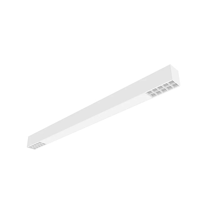 Westgate SCXA Series Architectural 2-3/4" LED Optic & Combined-Distribution Linear Light, 3CCT & Power Selectable, 120-277V - 2-ft , White with Optic Lens