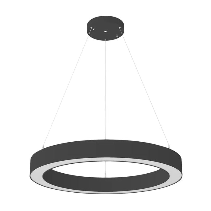 Westgate SCXCF Series LED Full Circle Up & Down Ratio Adjustable Chandelier, 4CCT & Power Selectable, 0-10V Dimming, 120-277V - Black