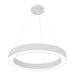 Westgate SCXCF Series LED Full Circle Up & Down Ratio Adjustable Chandelier, 4CCT & Power Selectable, 0-10V Dimming, 120-277V - White