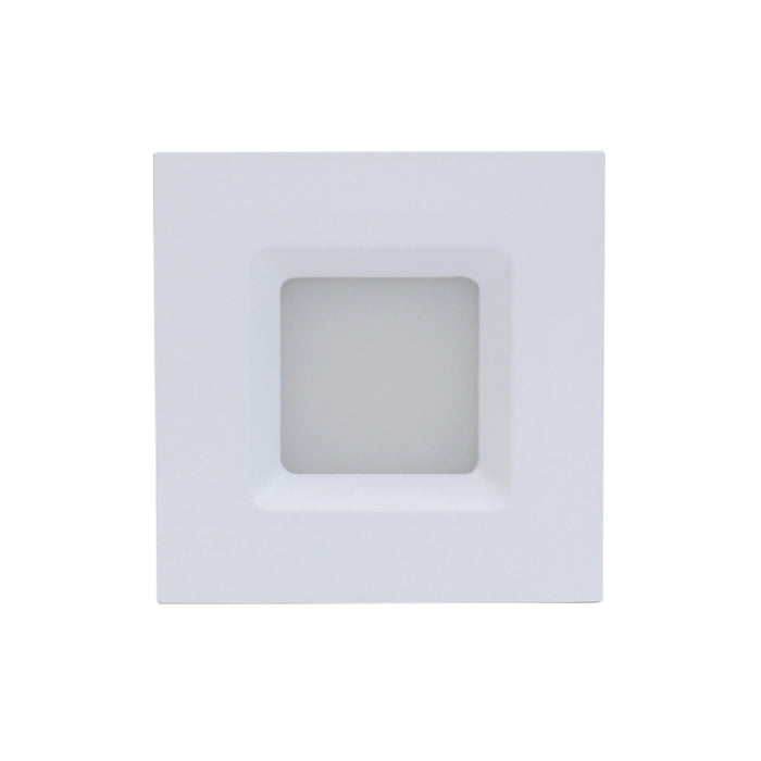 Westgate SDL4-BF 4" LED Square Recessed Downlight with Baffle Trim, CCT