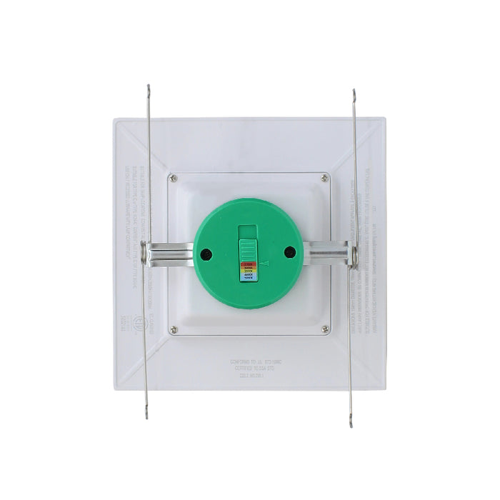 Westgate SDL6-BF 5/6" LED Square Recessed Downlight with Baffle Trim, CCT