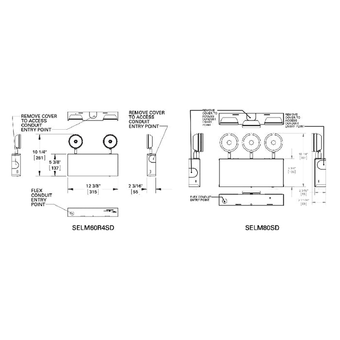 ATLEM Series Metal Hosing Emergency Light