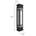 Sarin Colossal 11008 50W 71" Tall LED Outdoor Wall Sconce