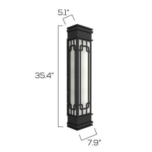 Sarin Colossal 11007 20W 35" Tall LED Outdoor Wall Sconce
