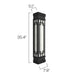 Sarin Colossal 11007 20W 35" Tall LED Outdoor Wall Sconce