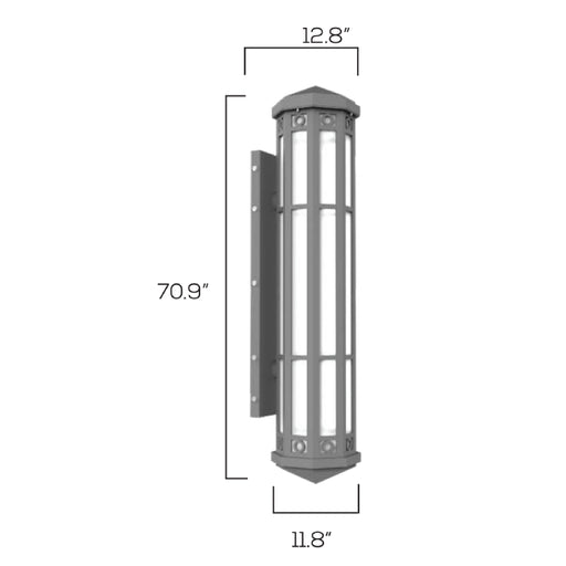 Sarin Colossal 11012 50W 71" Tall LED Outdoor Wall Sconce