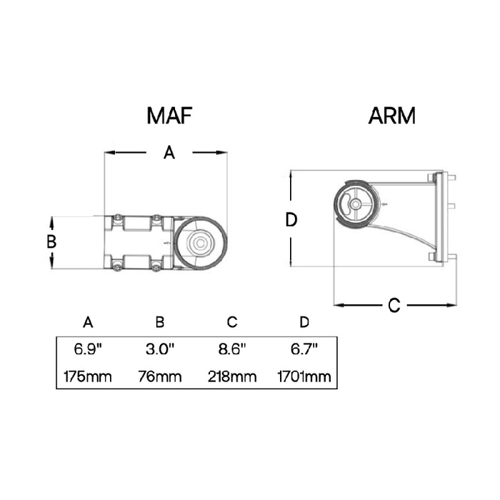 EXO SGS-MAF Sling Mast Arm Fitter for SGS Area Light