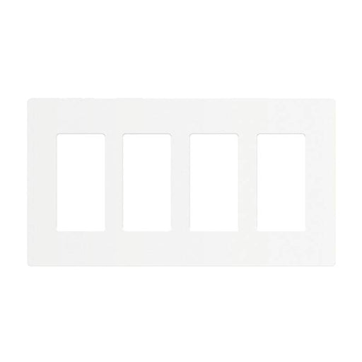 Enerlites SI8834 4-Gang Safety Cover Screwless Wall Plates