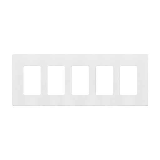 Enerlites SI8835 5-Gang Safety Cover Screwless Wall Plates