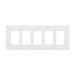 Enerlites SI8835 5-Gang Safety Cover Screwless Wall Plates