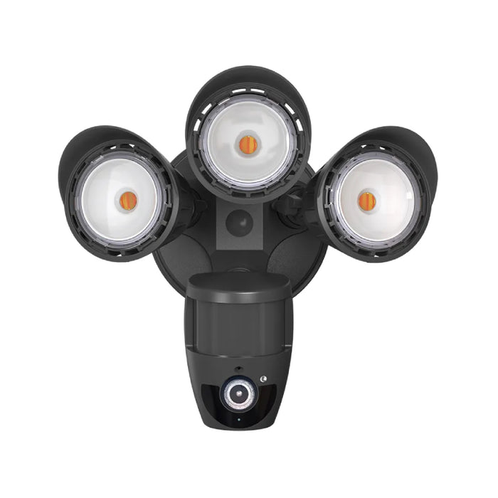 Westgate SL 30W LED Security Light with Camera, 3CCT Selectable - Black